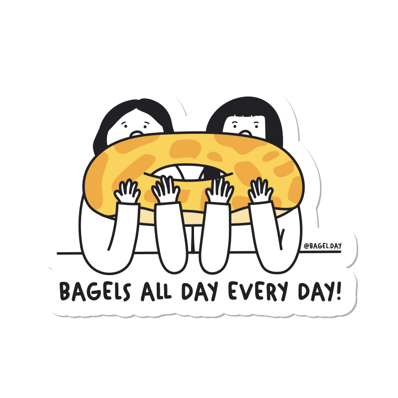 Bagel Besties Sticker