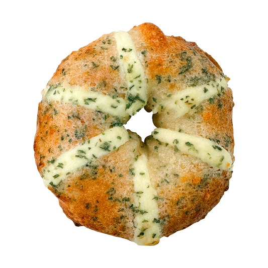 Garlic Cream Cheese Bagel